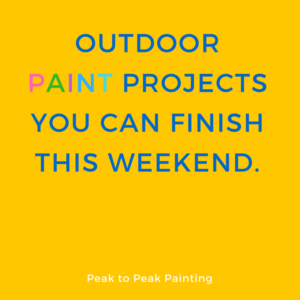 Outdoor projects you can finish this weekend