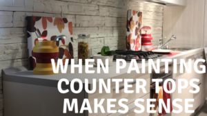 Painting counter tops